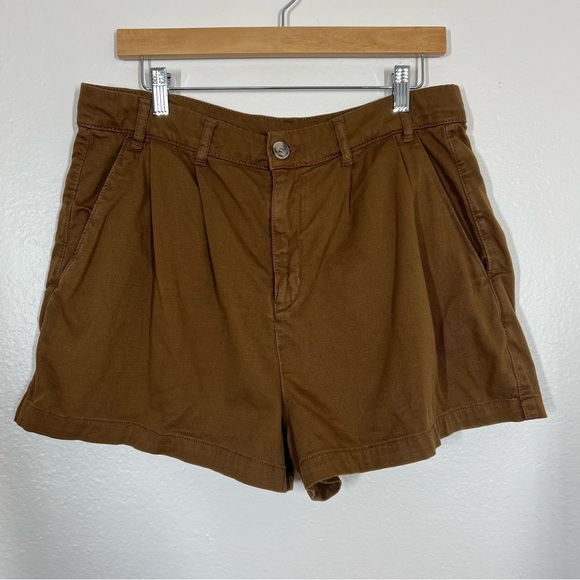 Free People Brown Tan Billie Chino Shorts - Picture 14 of 14